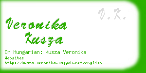 veronika kusza business card